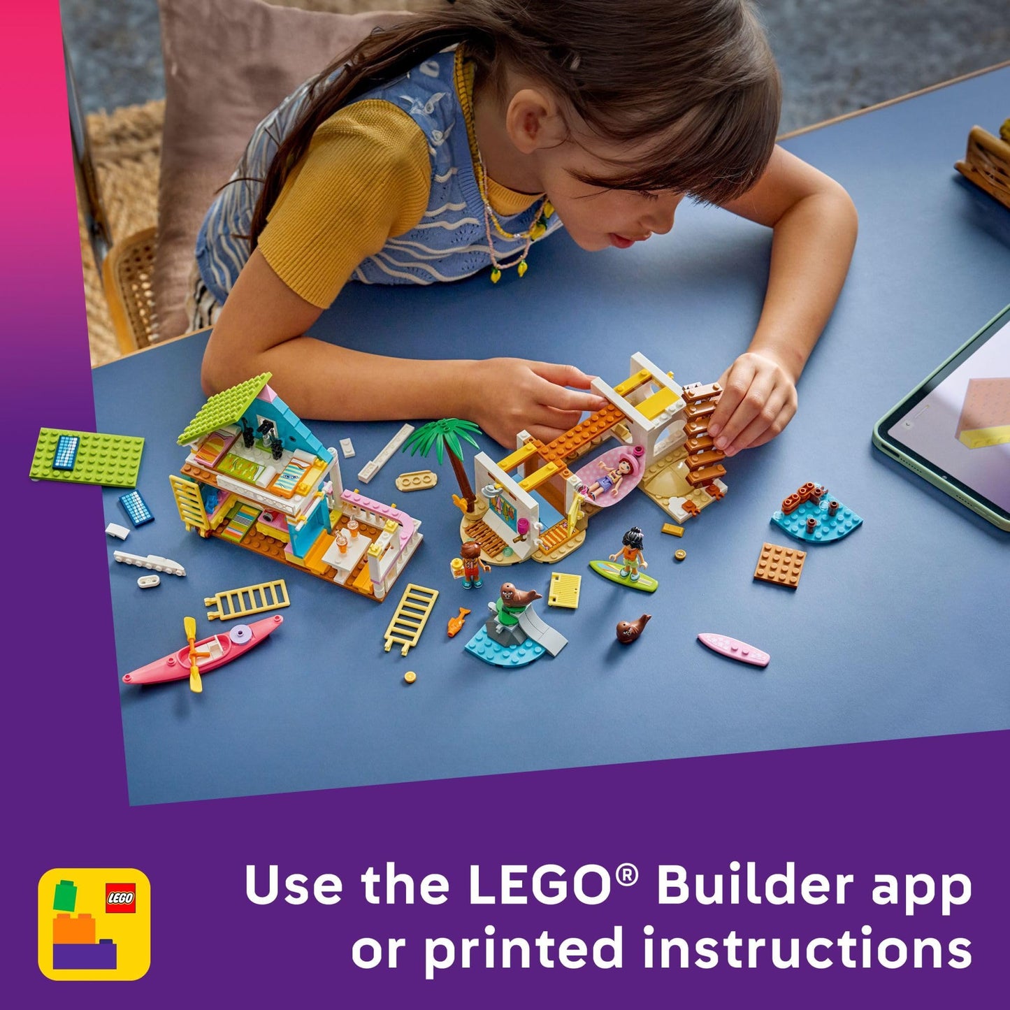 LEGO Friends Beach House with Seals (42699) – Pretend Play Toy for Kids 7+