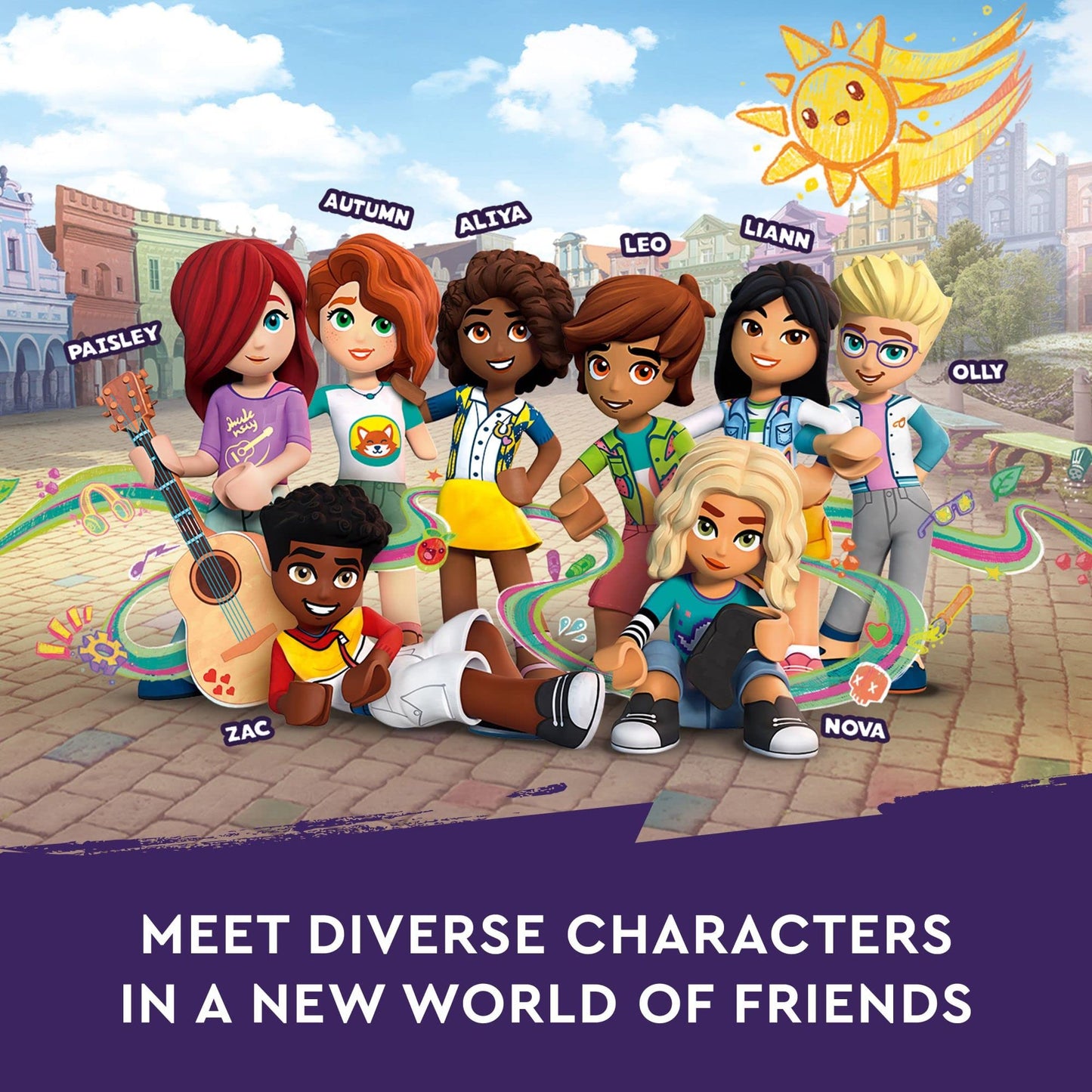 LEGO Friends Heartlake City Community Center 41748 | Creative Building Toy Set for Ages 9+