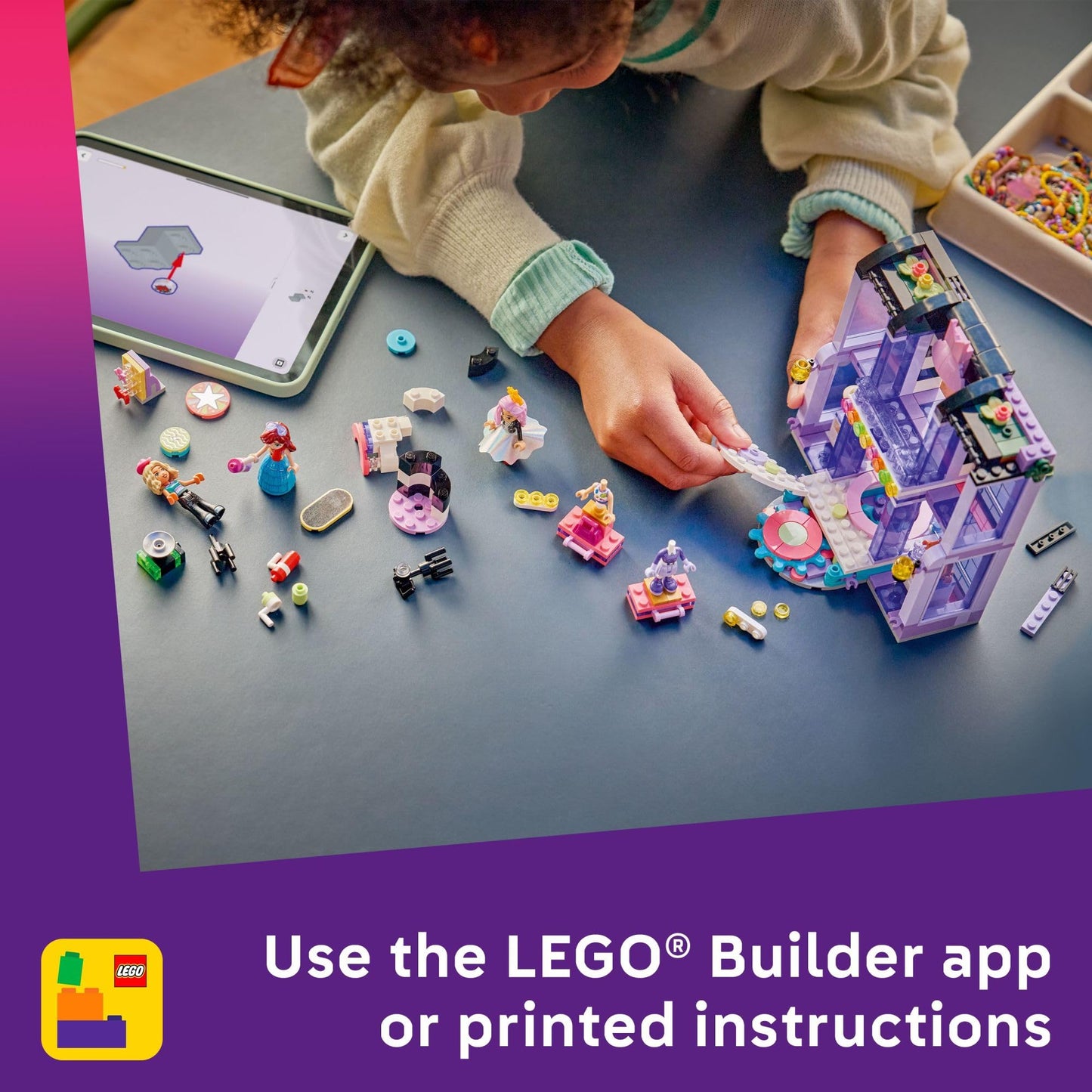 LEGO Friends Heartlake City Fashion Show 42685 – Creative Dress-Up Set with Paisley, Liann & Nova