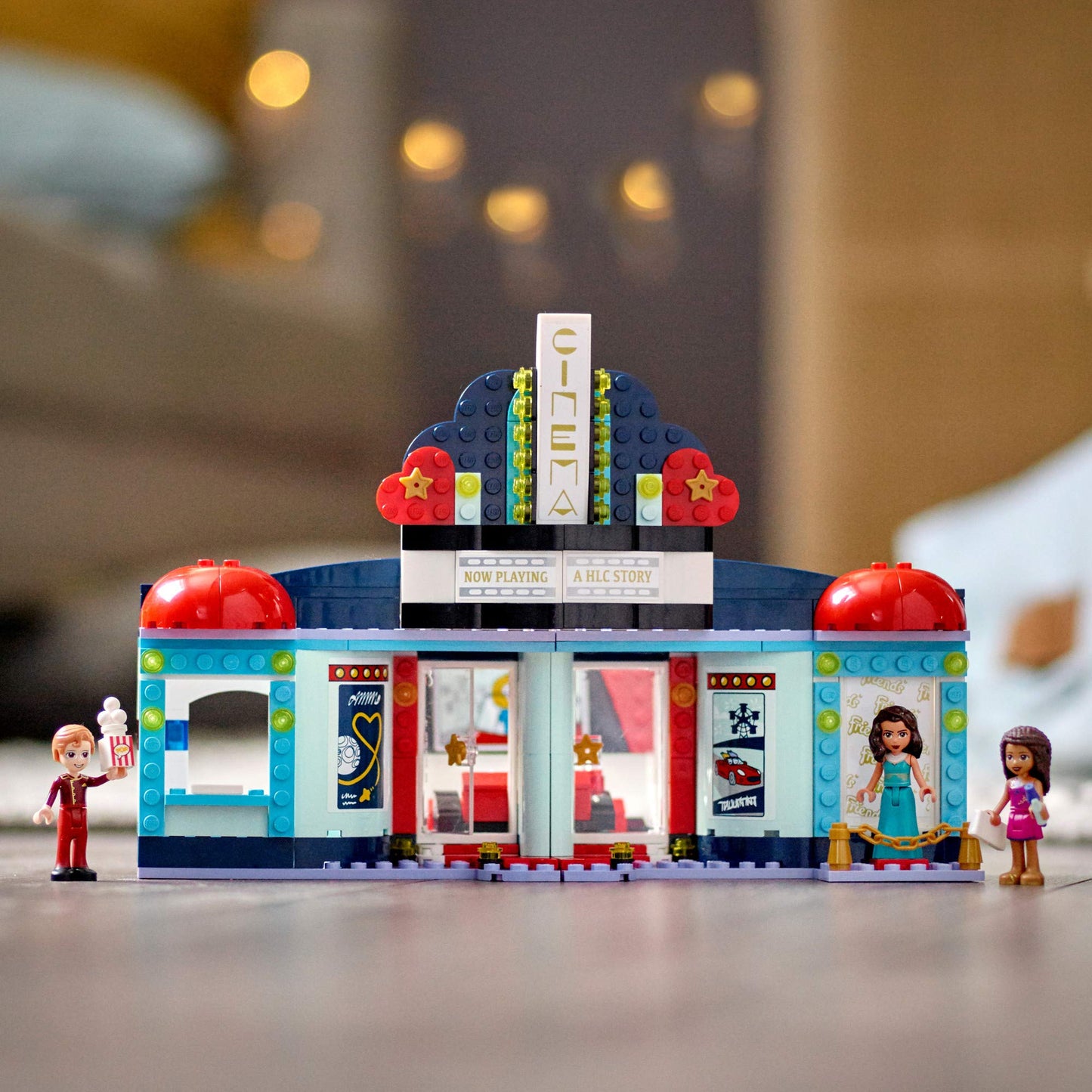 LEGO Friends Heartlake City Movie Theater 41448 – 451-Piece Playset for Creative Movie Nights