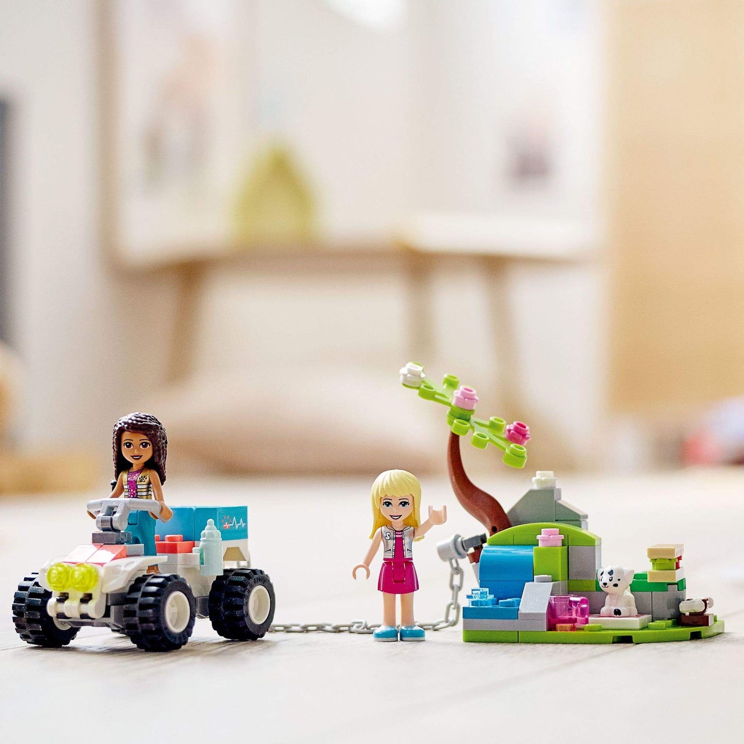 LEGO Friends Vet Clinic Rescue Buggy 41442 | 100 Pieces | Vet Toy Set for Kids 6+