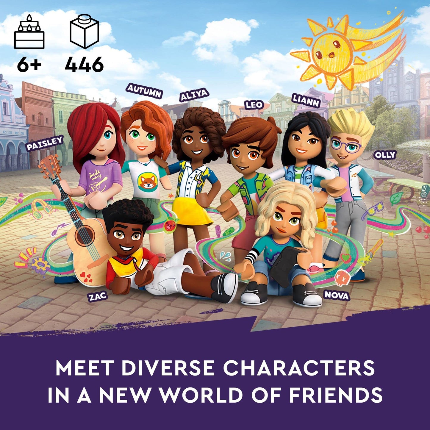 LEGO Friends Newsroom Van 41749 – Pretend Newsroom Playset for Kids 6+