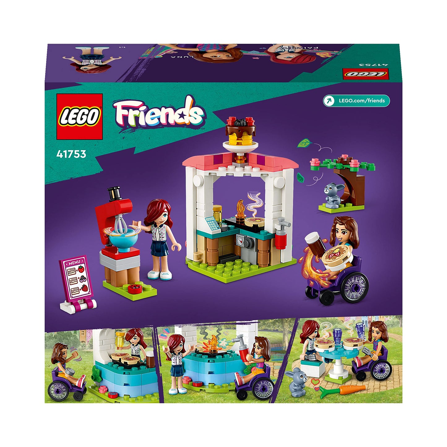 LEGO Friends Pancake Shop 41753 – Creative Toy Café with Luna & Paisley