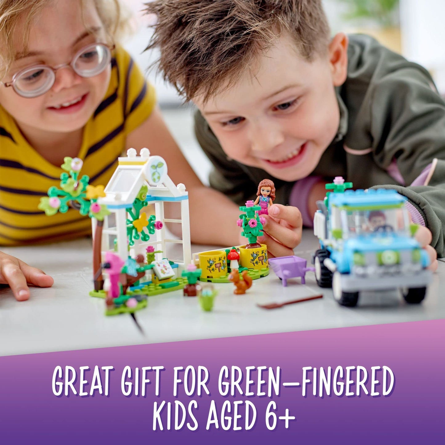 LEGO Friends Tree-Planting Vehicle 41707 – 336-Piece Nature Building Toy for Kids 6+