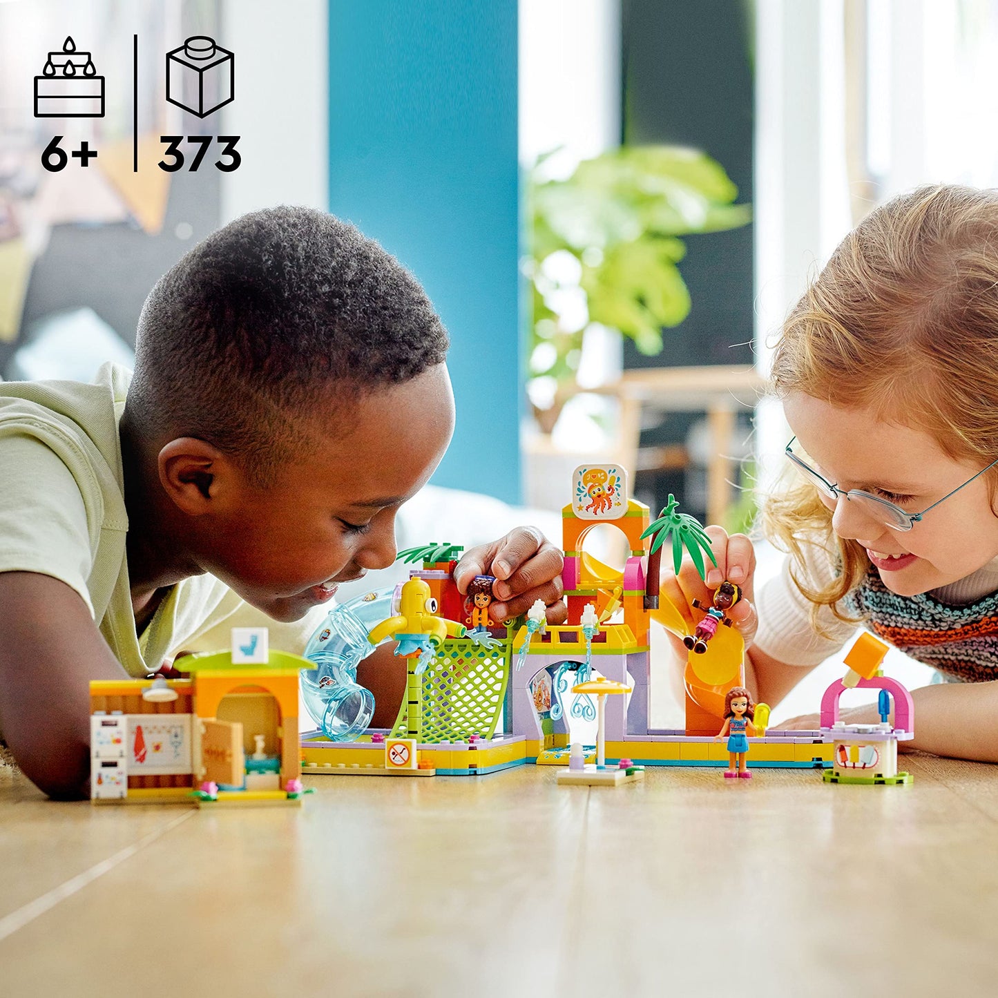 LEGO Friends Water Park 41720 – 373-Piece Play Set with Two Mini-Dolls
