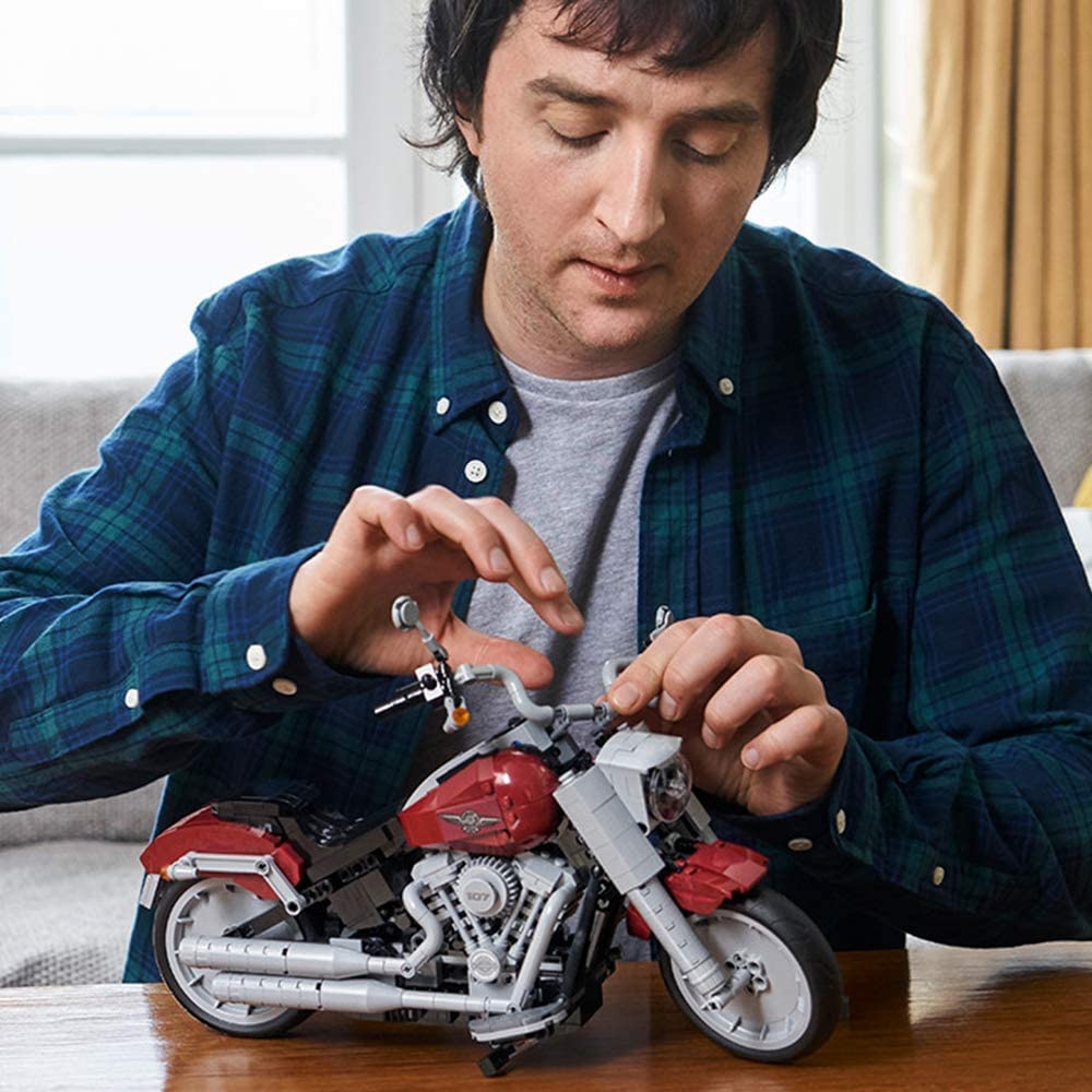 LEGO Creator Expert Harley-Davidson Fat Boy 10269 Building Kit – 1,023 Pieces
