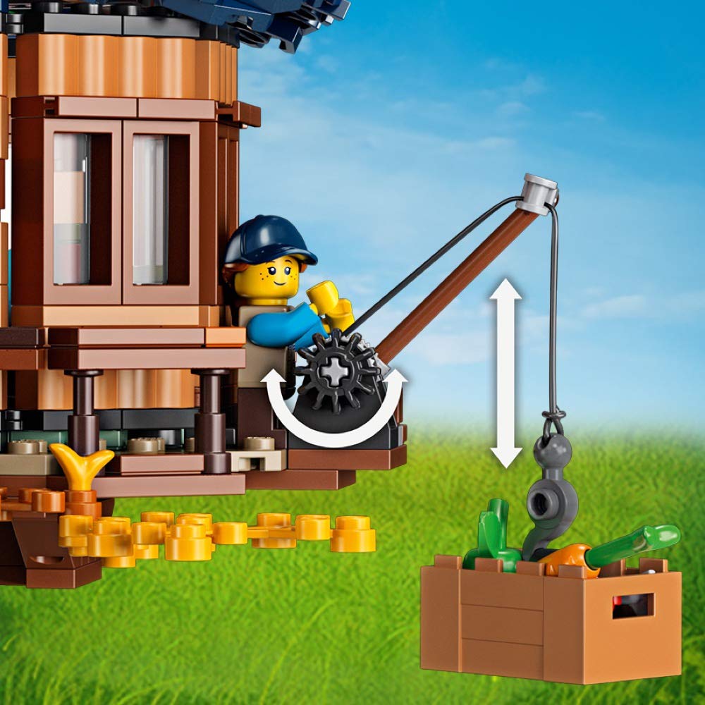 LEGO Ideas Tree House 21318 – 3-Cabin Treehouse with Interchangeable Leaves