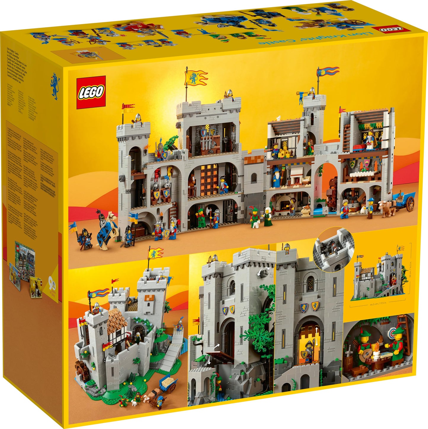 LEGO Lion Knights' Castle 10305 - 90 Years of LEGO History for Adult Builders