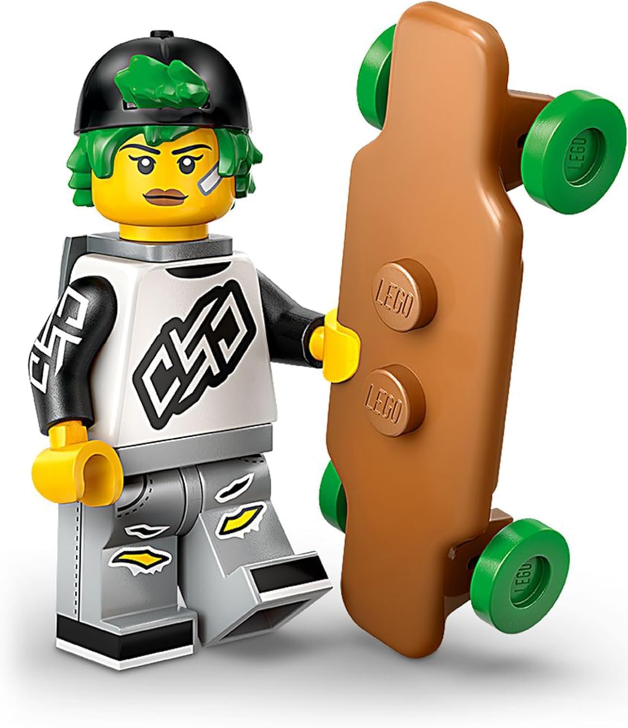 LEGO Minifigures Series 27 Longboarder Minifigure - 71048 | Authentic LEGO Figure with Accessories