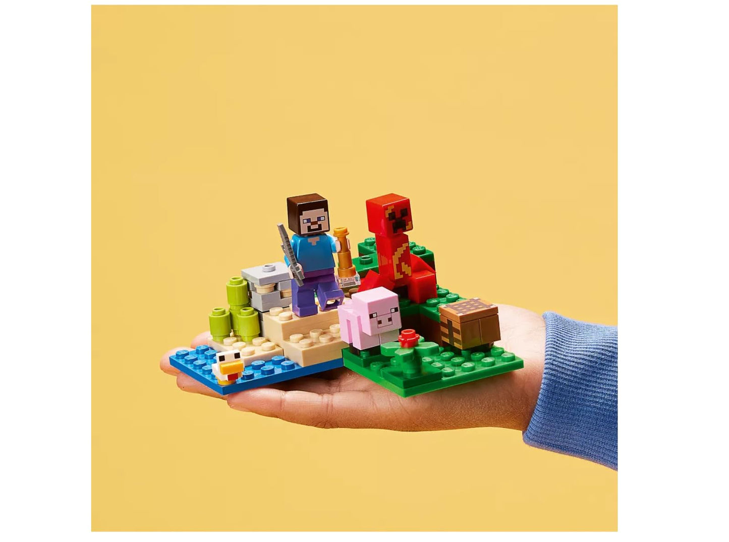 LEGO Minecraft Overworld Adventures 3-in-1 Pack 66779 | 3 Sets, Minifigures & Creative Play