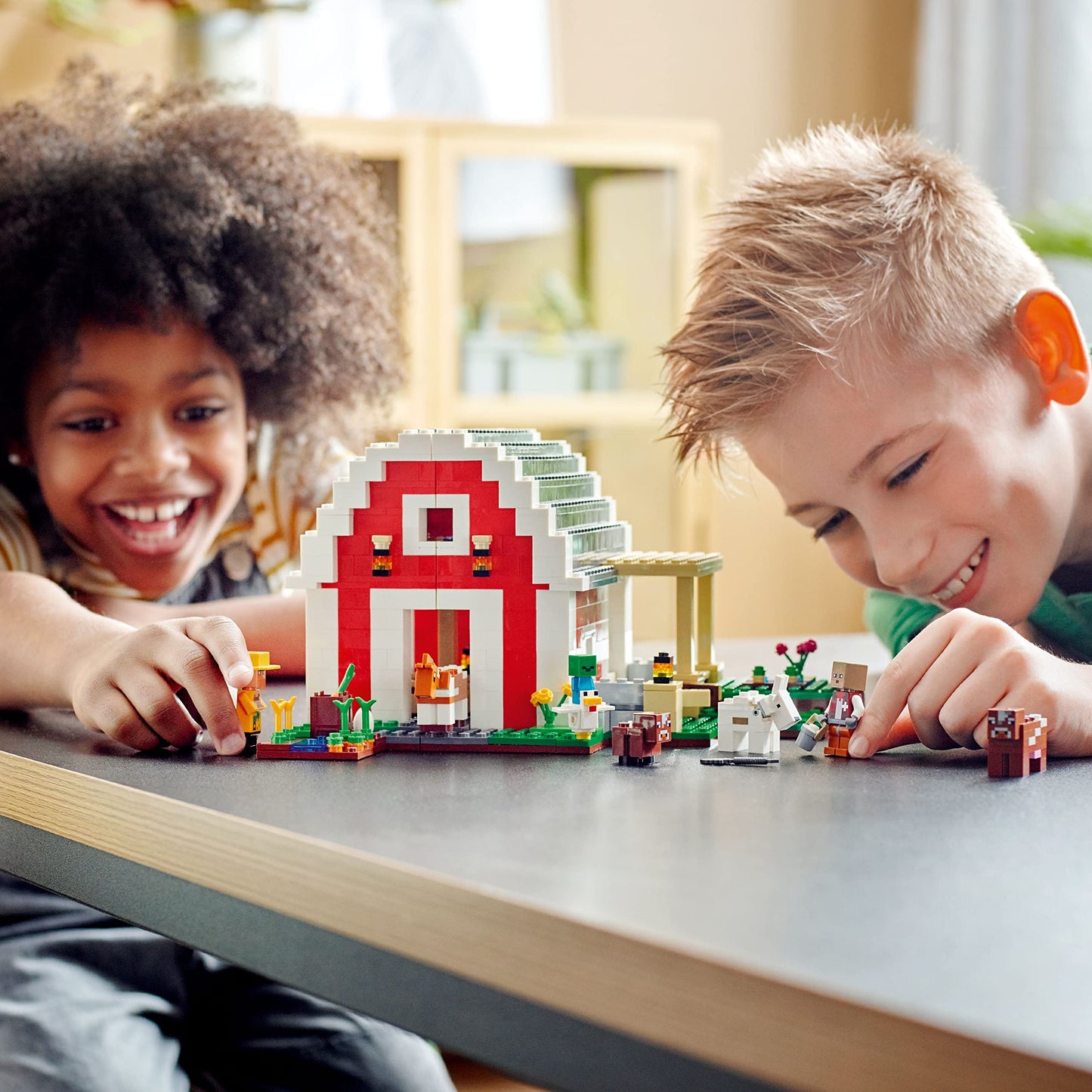 LEGO Minecraft The Red Barn 21187 – 799-Piece Farm Toy Set