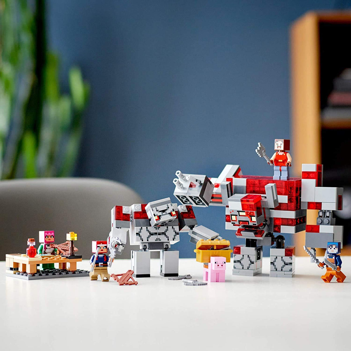 LEGO Minecraft The Redstone Battle 21163 – Action-Packed Dungeons Set for Kids 8+ | 504 Pieces