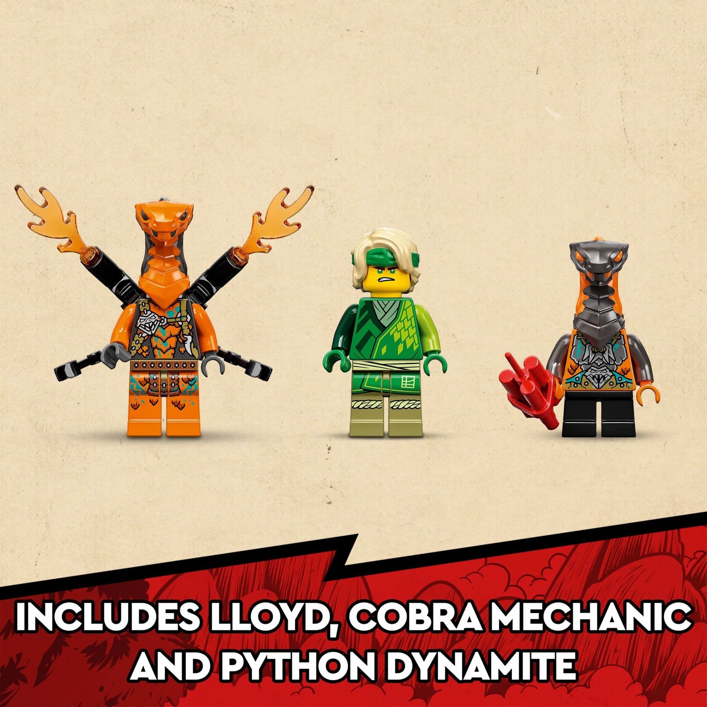 LEGO NINJAGO Lloyd's Race Car EVO (71763) – 3-in-1 Battle Car for Kids 6+