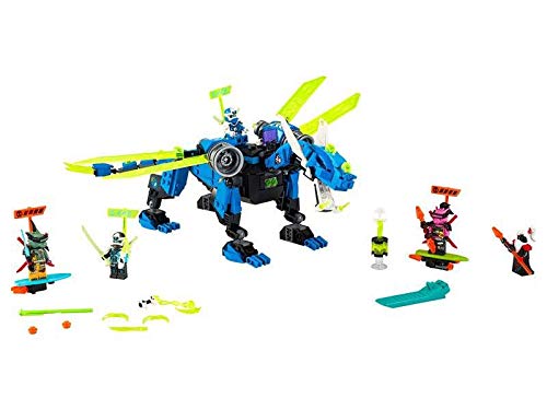 LEGO NINJAGO Jay’s Cyber Dragon 71711 – 518-Piece Ninja Action Building Kit