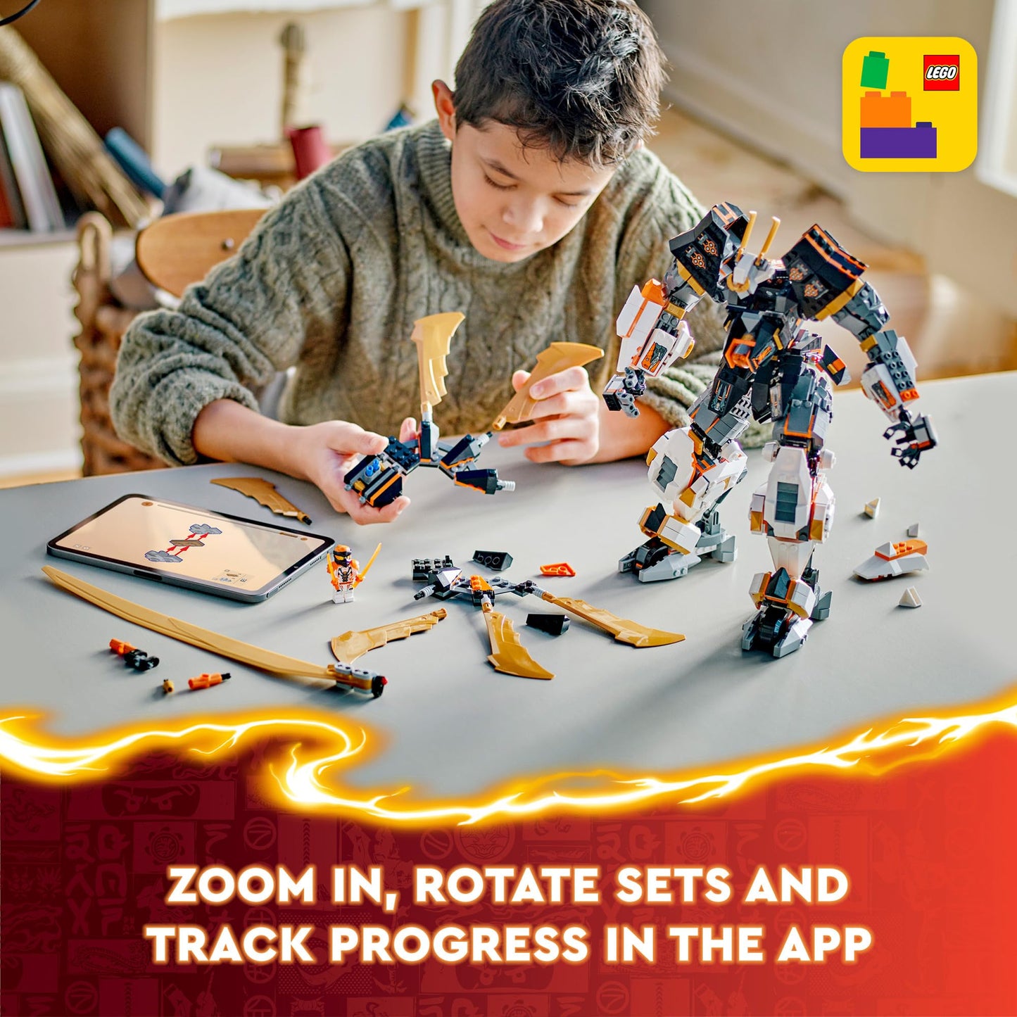 LEGO NINJAGO Cole’s Titan Dragon Mech 71821 – Giant Battle Mech