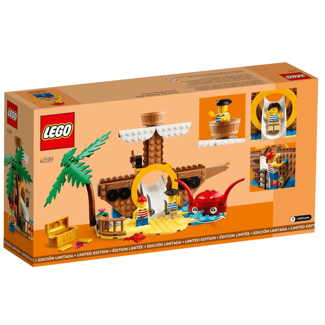 LEGO 40589 Pirate Ship Playground – Creative Playset for Kids 7+