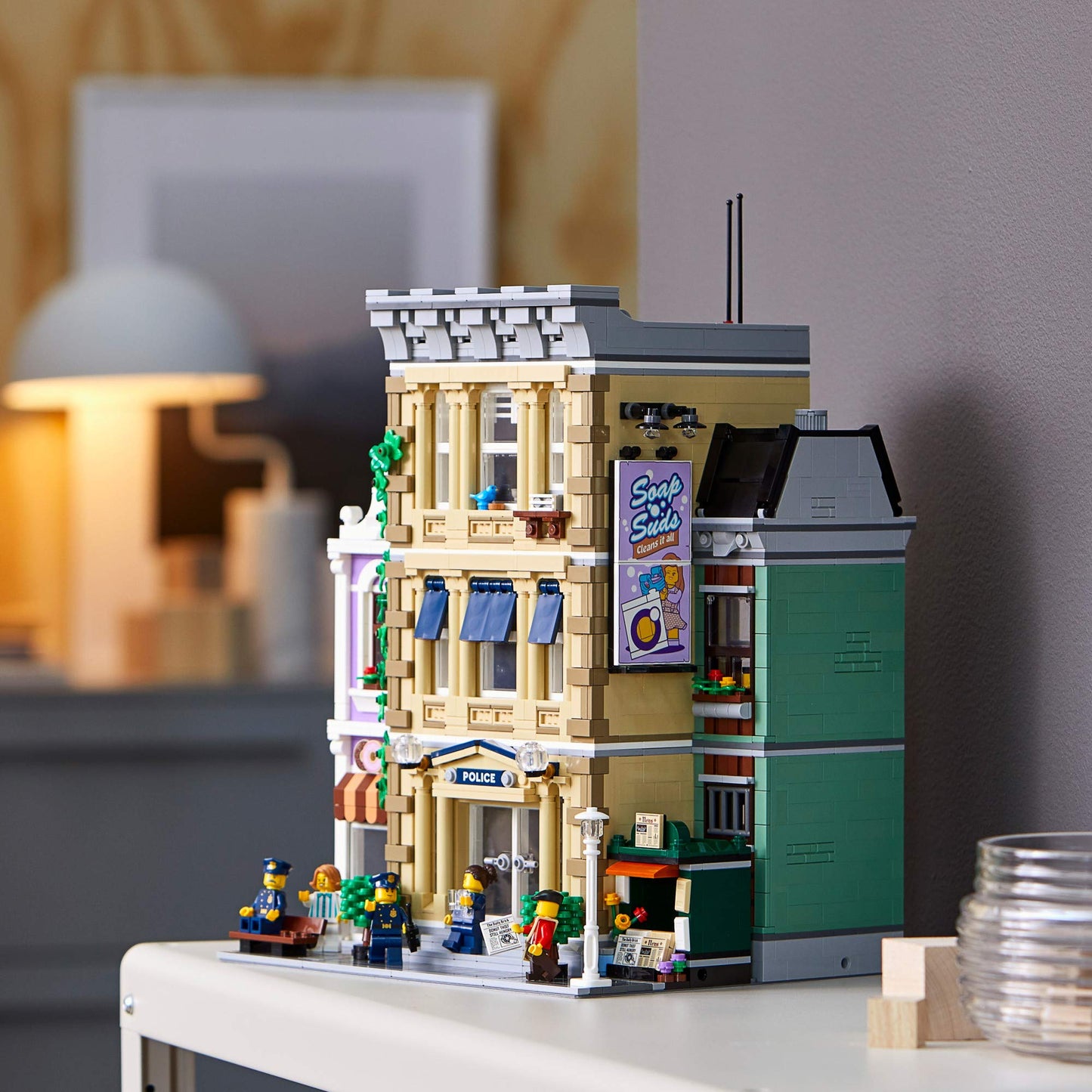 LEGO Police Station 10278 Building Kit for Adults | 2,923 Pieces | Modular Display Model