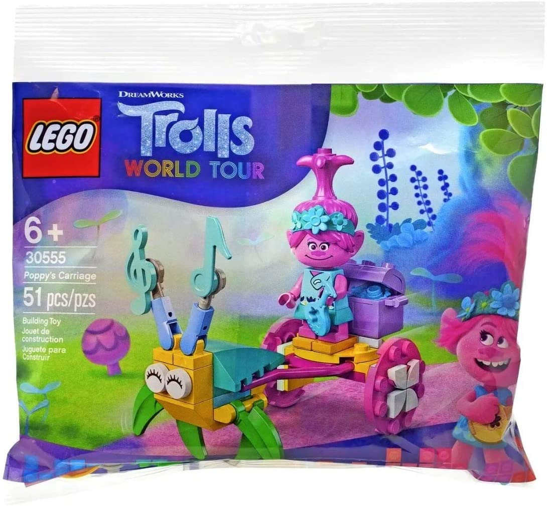 LEGO 30555 Trolls World Tour Techno Poppy's Carriage – New Sealed Set