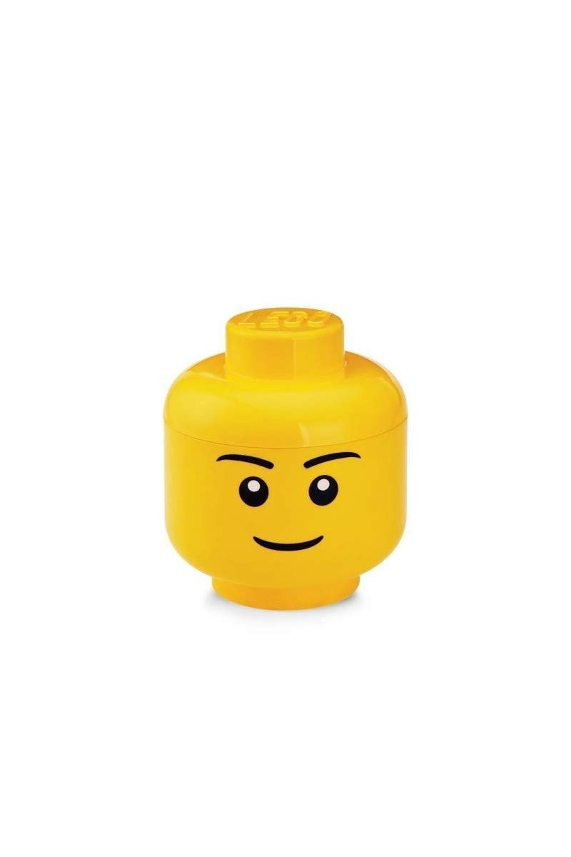 LEGO Room Copenhagen Storage Head — Small Boy Mini Figure Box for Tidy Playrooms