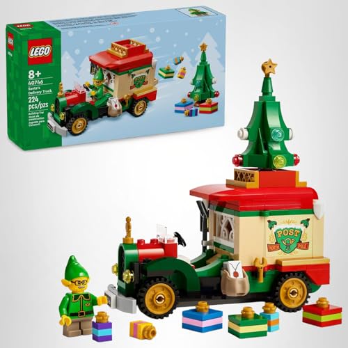 LEGO Santa’s Delivery Truck 40746 – Building Toy for Kids 8+ | Christmas Decor & Play