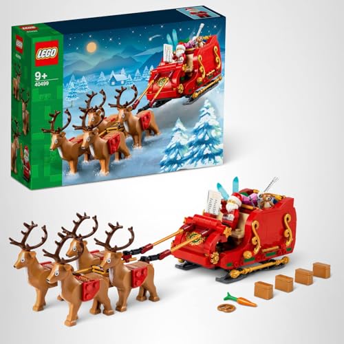 LEGO Santa's Sleigh 40499 – Buildable Holiday Toy for Kids 9+ | 343 Pieces