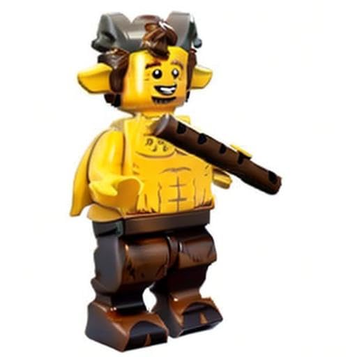 LEGO Series 15 Faun Minifig 71011 – Collectible Minifigure with Baseplate & Accessories
