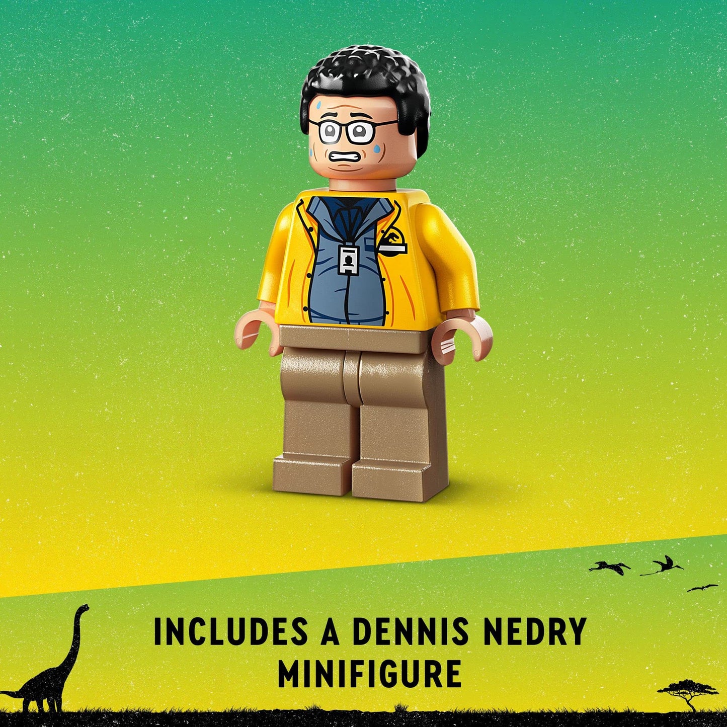 LEGO Jurassic Park Dilophosaurus Ambush 76958 – Buildable Jeep Toy for Jurassic Park 30th Anniversary (Ages 6+)