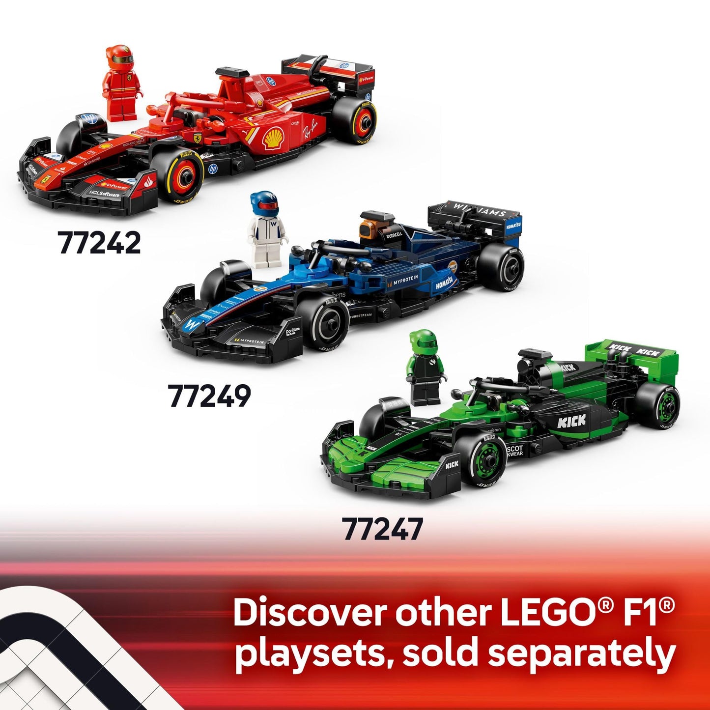 LEGO Speed Champions Aston Martin Aramco F1 AMR24 Race Car 77245 | Building Set for Ages 10+
