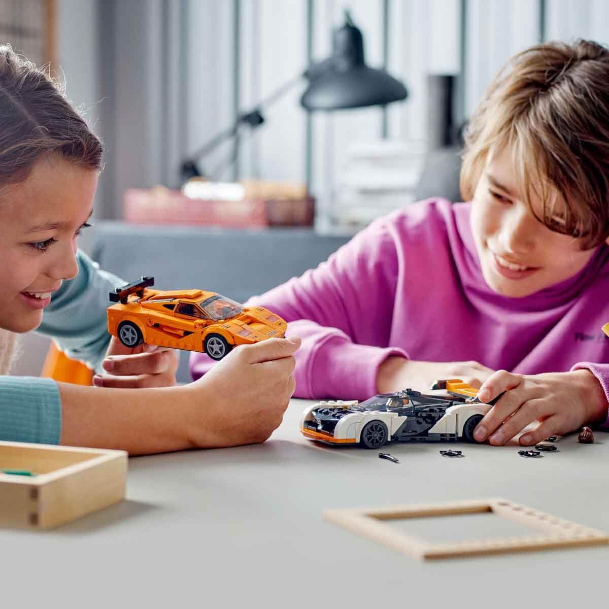 LEGO Speed Champions McLaren Solus GT & McLaren F1 LM 76918 – Double Pack Building Set for Ages 9+
