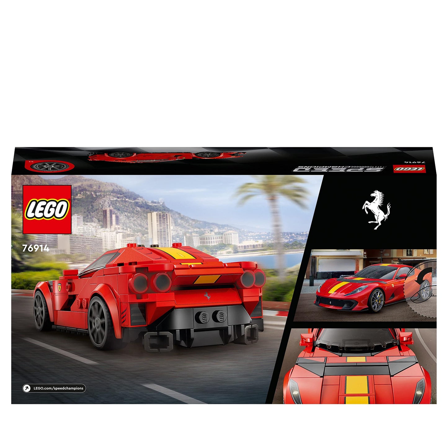 LEGO Speed Champions Ferrari 812 Competizione 76914 – Collectible Race Car Model