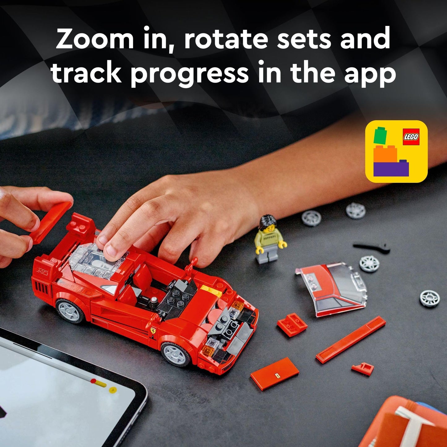 LEGO Speed Champions Ferrari F40 Supercar 76934 – Build & Display
