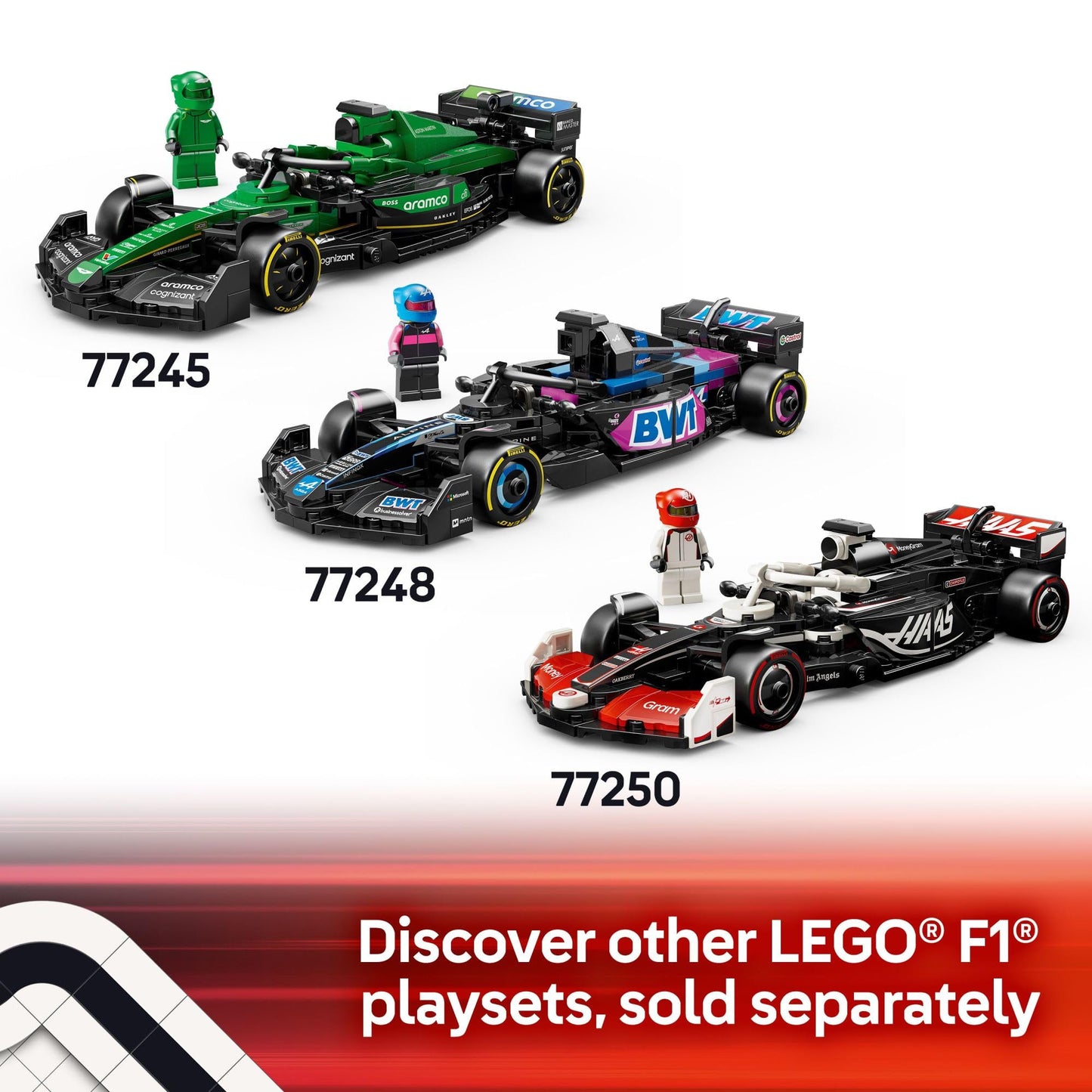 LEGO Speed Champions Ferrari SF-24 F1 Race Car 77242 – Build, Display, Race