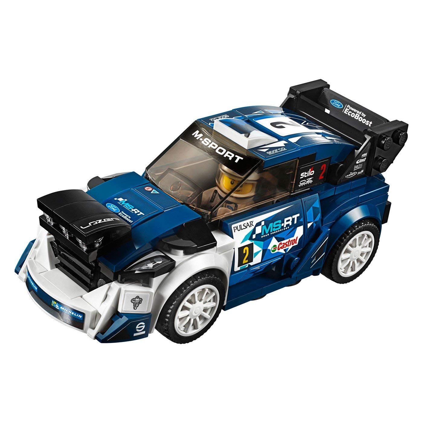 LEGO Speed Champions Ford Fiesta M-Sport WRC 75885 – 203-Piece Building Kit