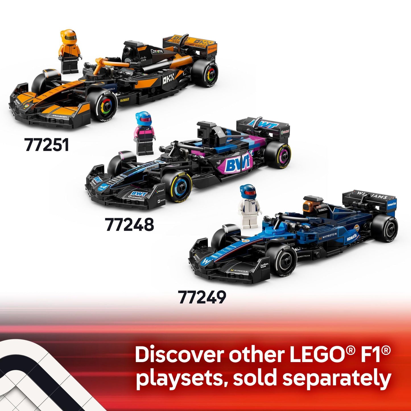 LEGO Speed Champions Mercedes-AMG F1 W15 Race Car 77244 – Build, Display & Race