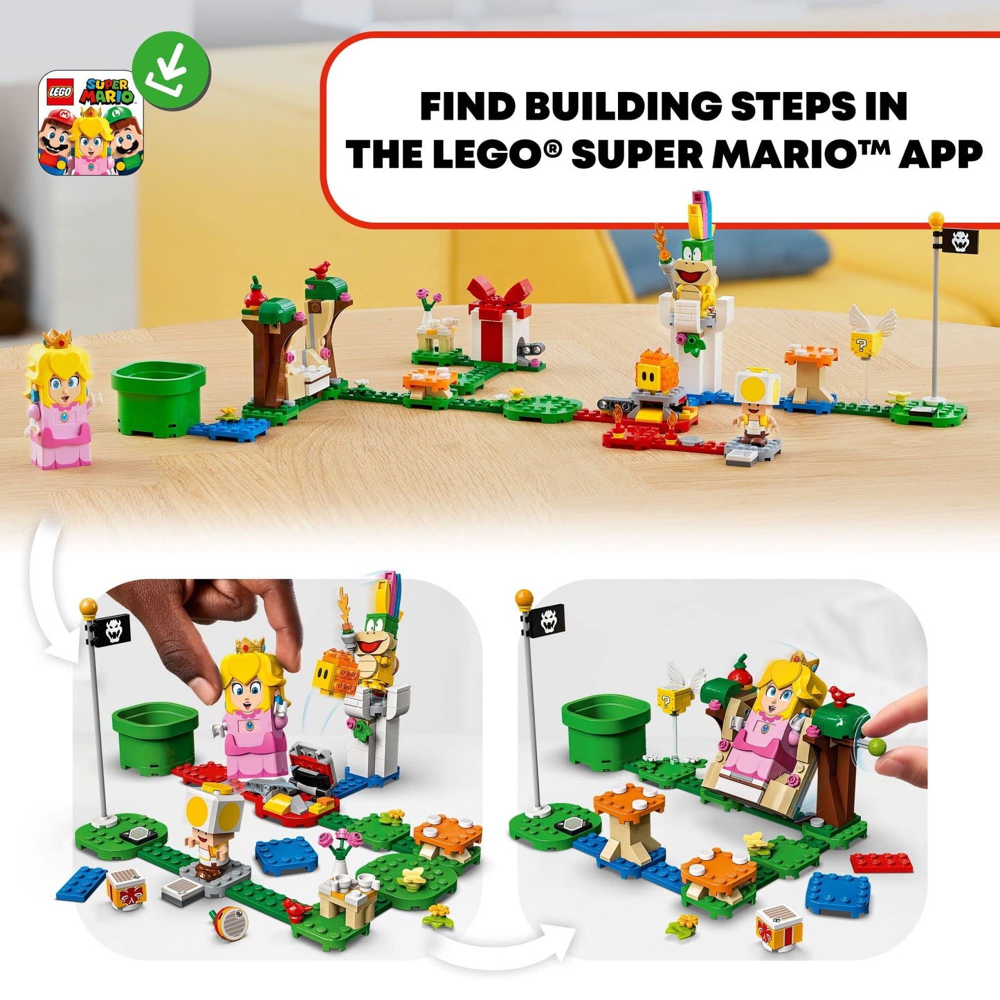 LEGO Super Mario Adventures with Peach Starter Course 71403 – Interactive Buildable Toy