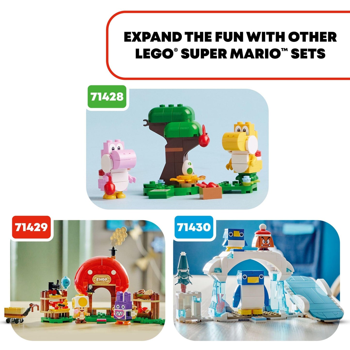 LEGO Super Mario Bowser's Muscle Car Expansion Set 71431 – Collectible Bowser Race Car Building Toy for Kids 8+