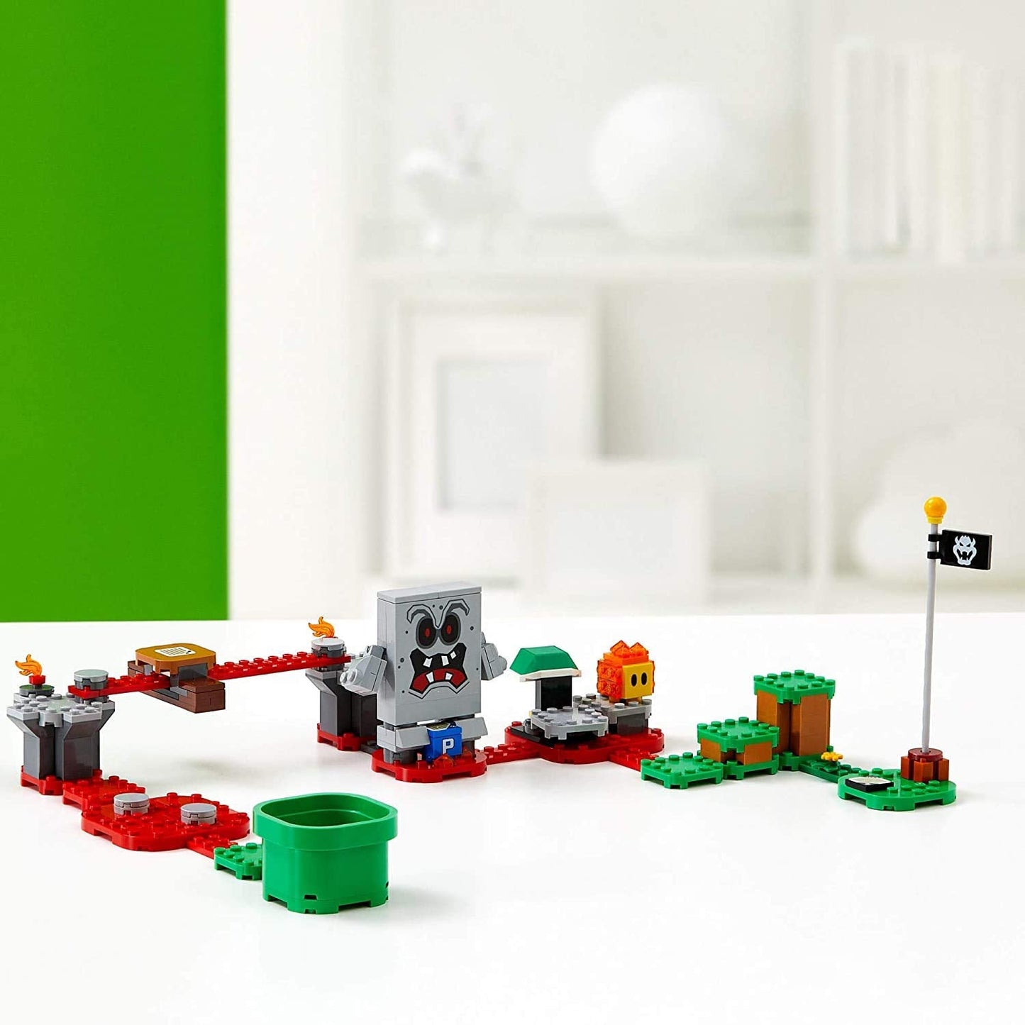 LEGO Super Mario Whomp’s Lava Trouble Expansion Set 71364 – 133 Pieces – Compatible with Starter Course 71360
