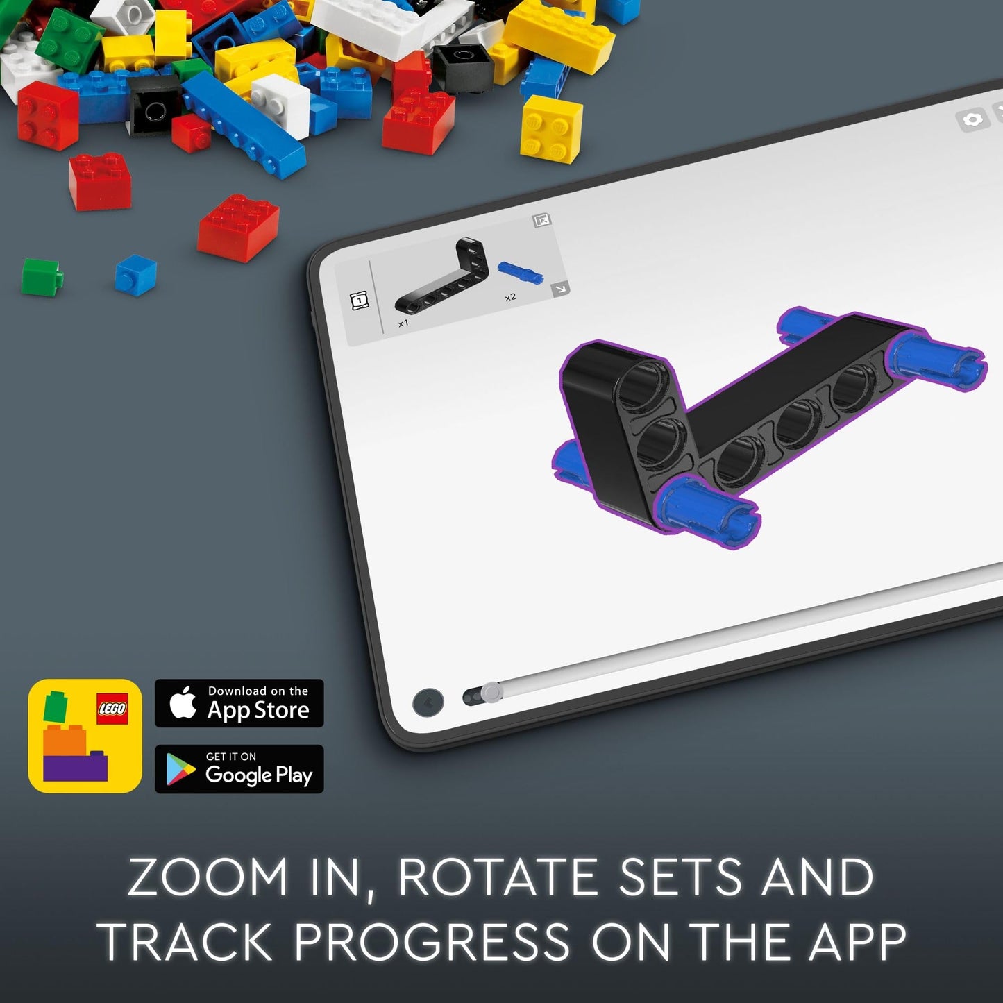 LEGO Technic Kawasaki Ninja H2R Motorcycle 42170 – 643-Piece Builder Set