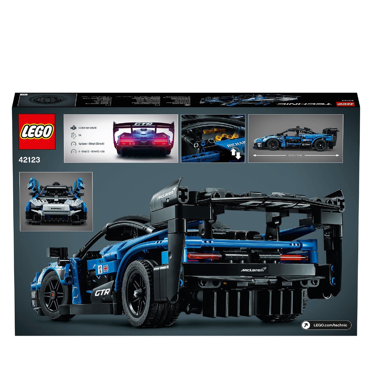 LEGO Technic McLaren Senna GTR 42123 – Build & Display an Authentic McLaren Supercar