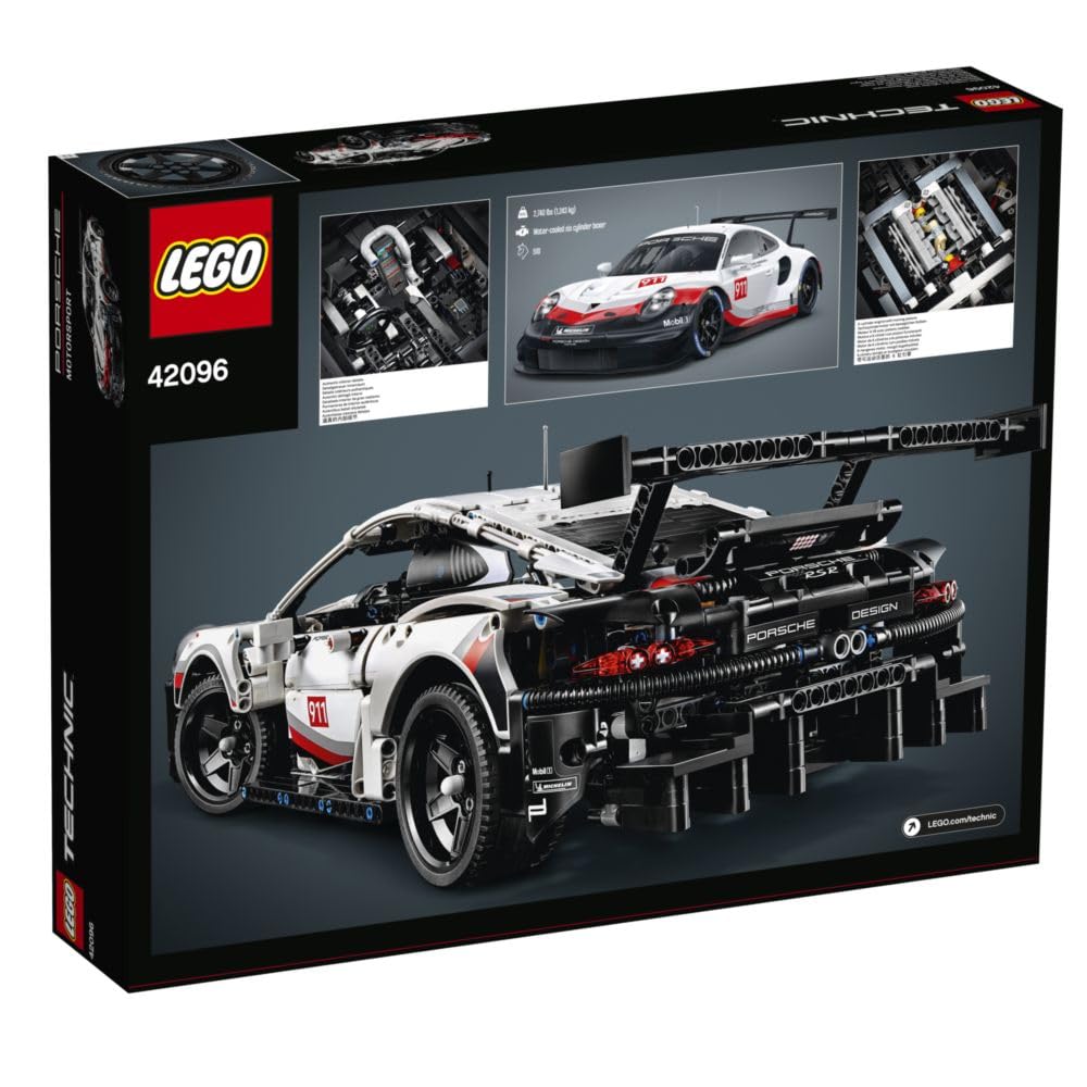 LEGO Technic Porsche 911 RSR Building Set – Realistic Car Model & Advanced Construction Kit