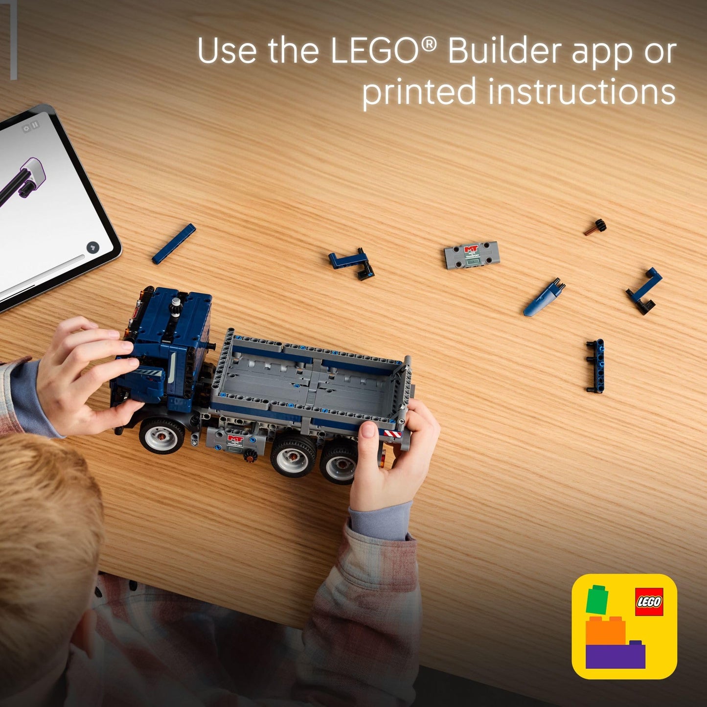 LEGO Technic Tipping Dump Truck 42203 | Realistic Mechanisms for 9+ Builders