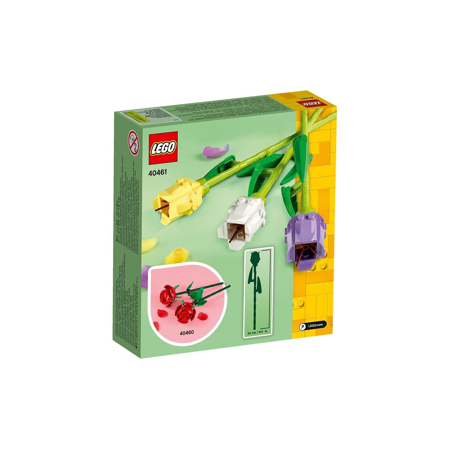 LEGO 40461 Tulips Flower Bouquet – Buildable Spring Decor | LEGO