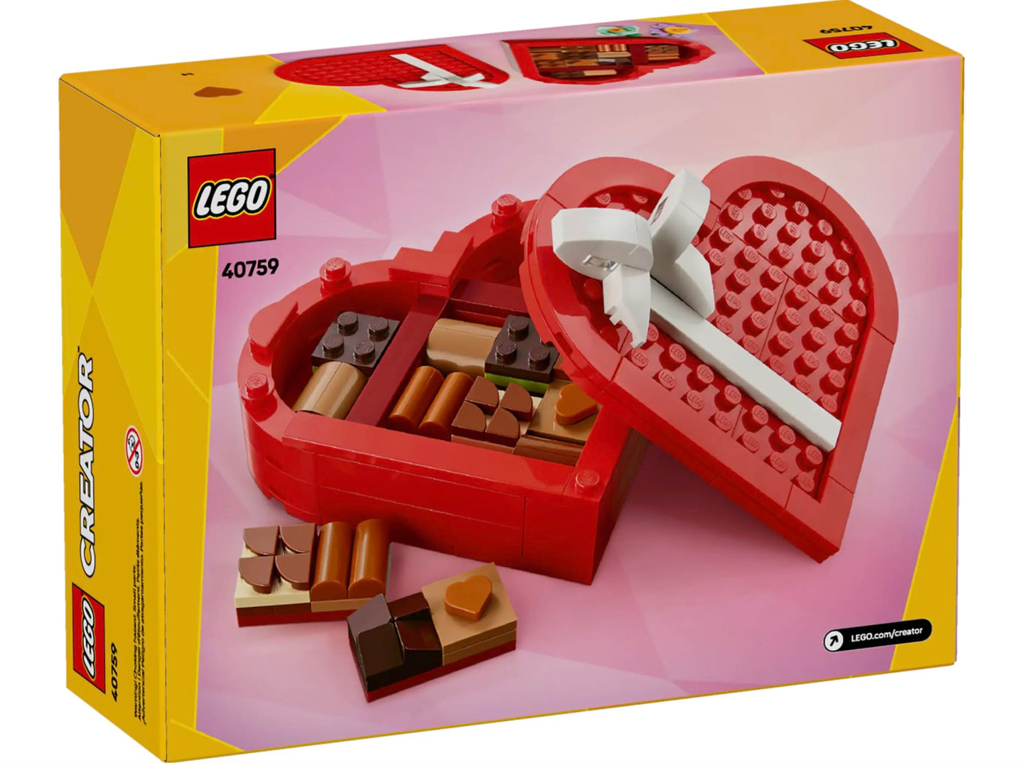 LEGO Creator Celebration Series: Valentine’s Day Box (40759) | 172-Piece Heart-Shaped Gift
