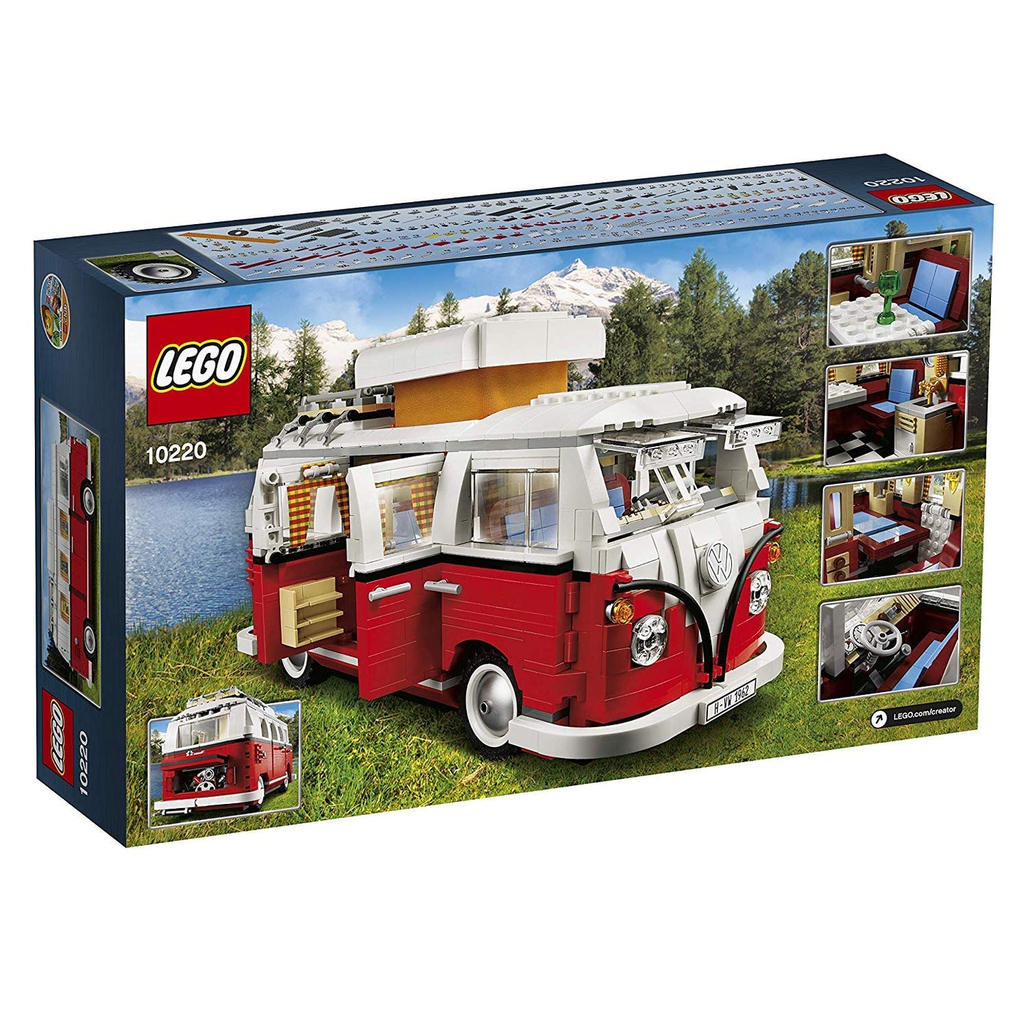 LEGO Creator Volkswagen T1 Camper Van 10220 – Authentic 1962 VW Replica