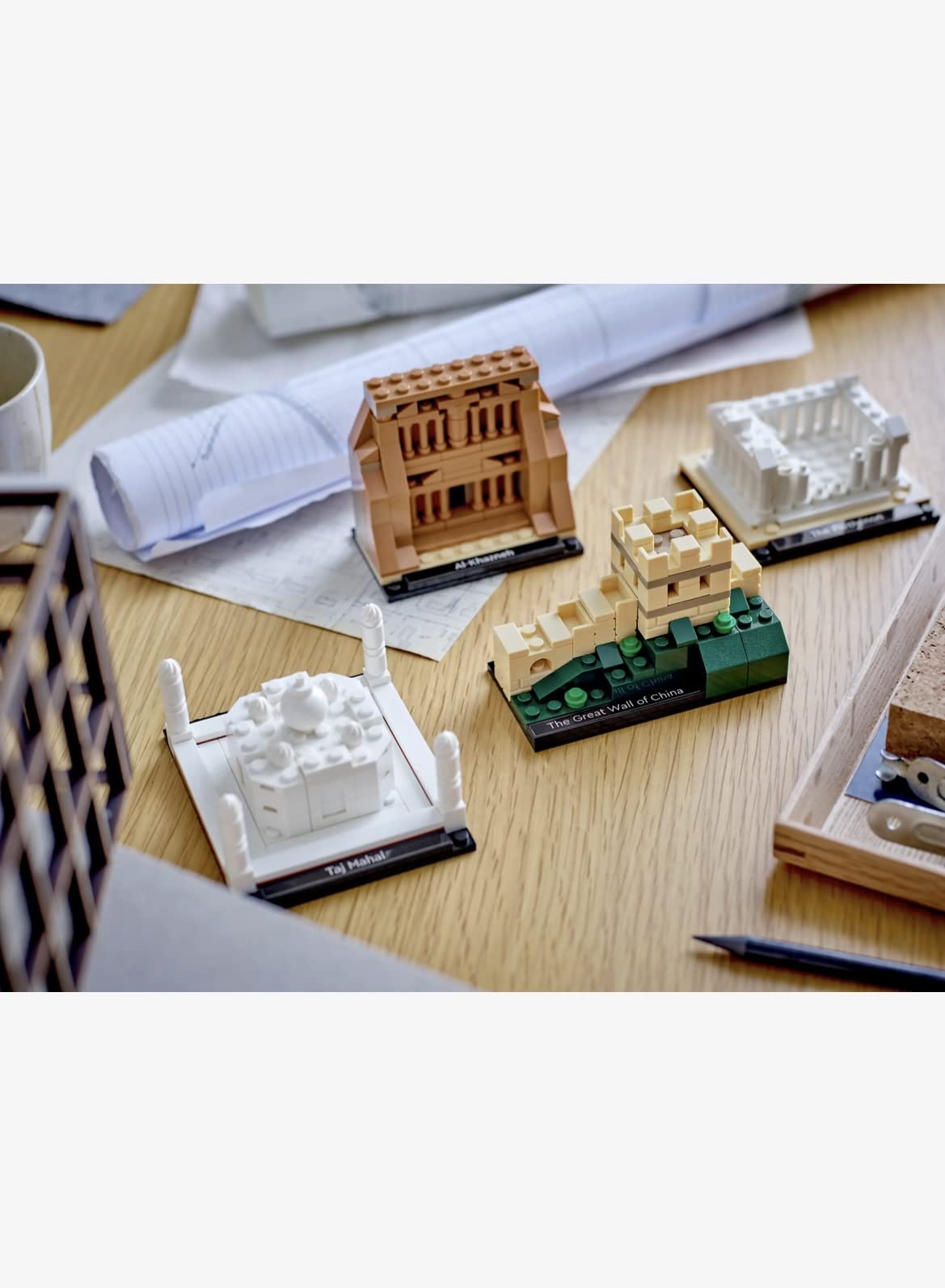 LEGO World of Wonders 40585 Exclusive Set – 4 Iconic Landmarks in Brick