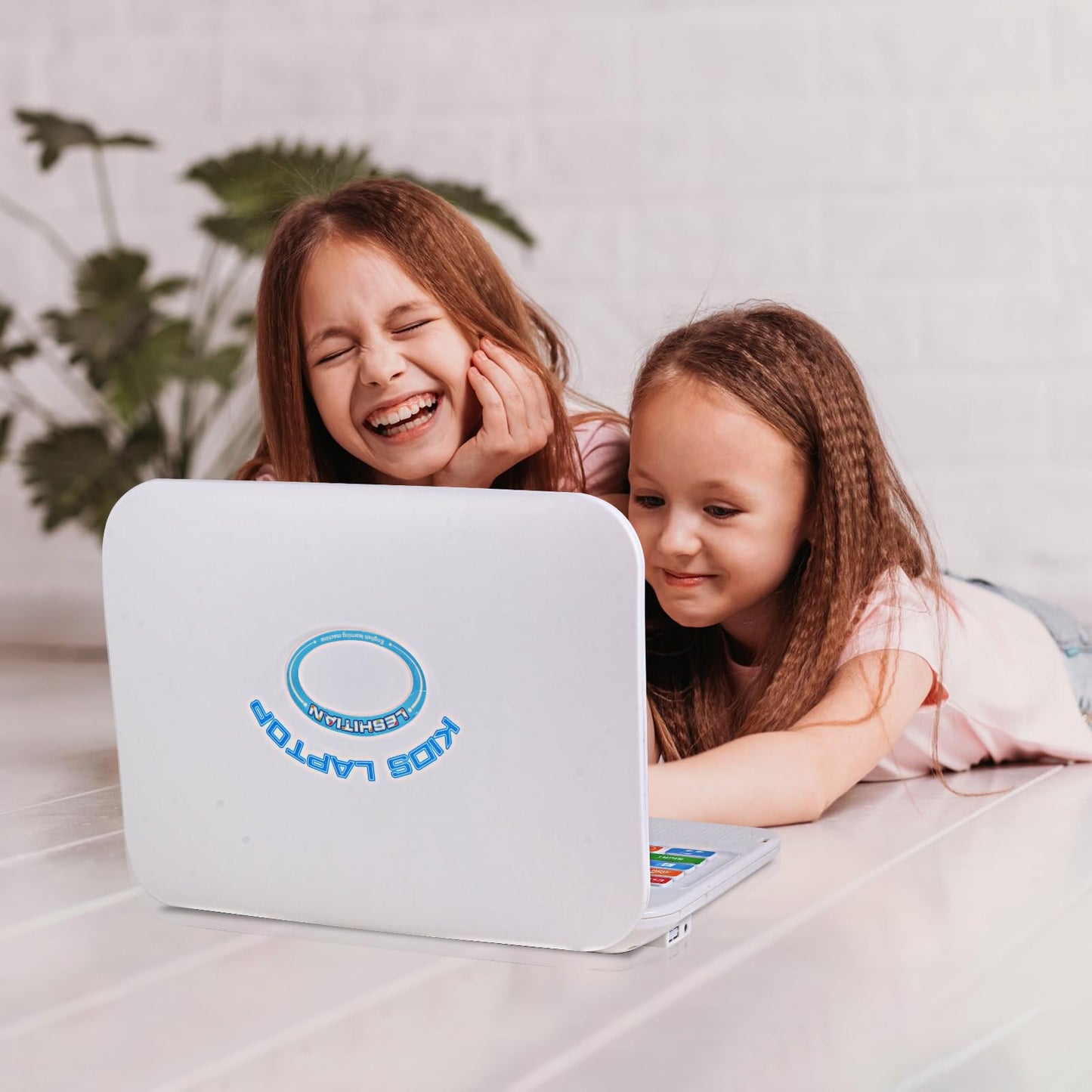 LESHITIAN Kids Laptop | 80 Learning Modes for Alphabet, Words & Math (Ages 5+)