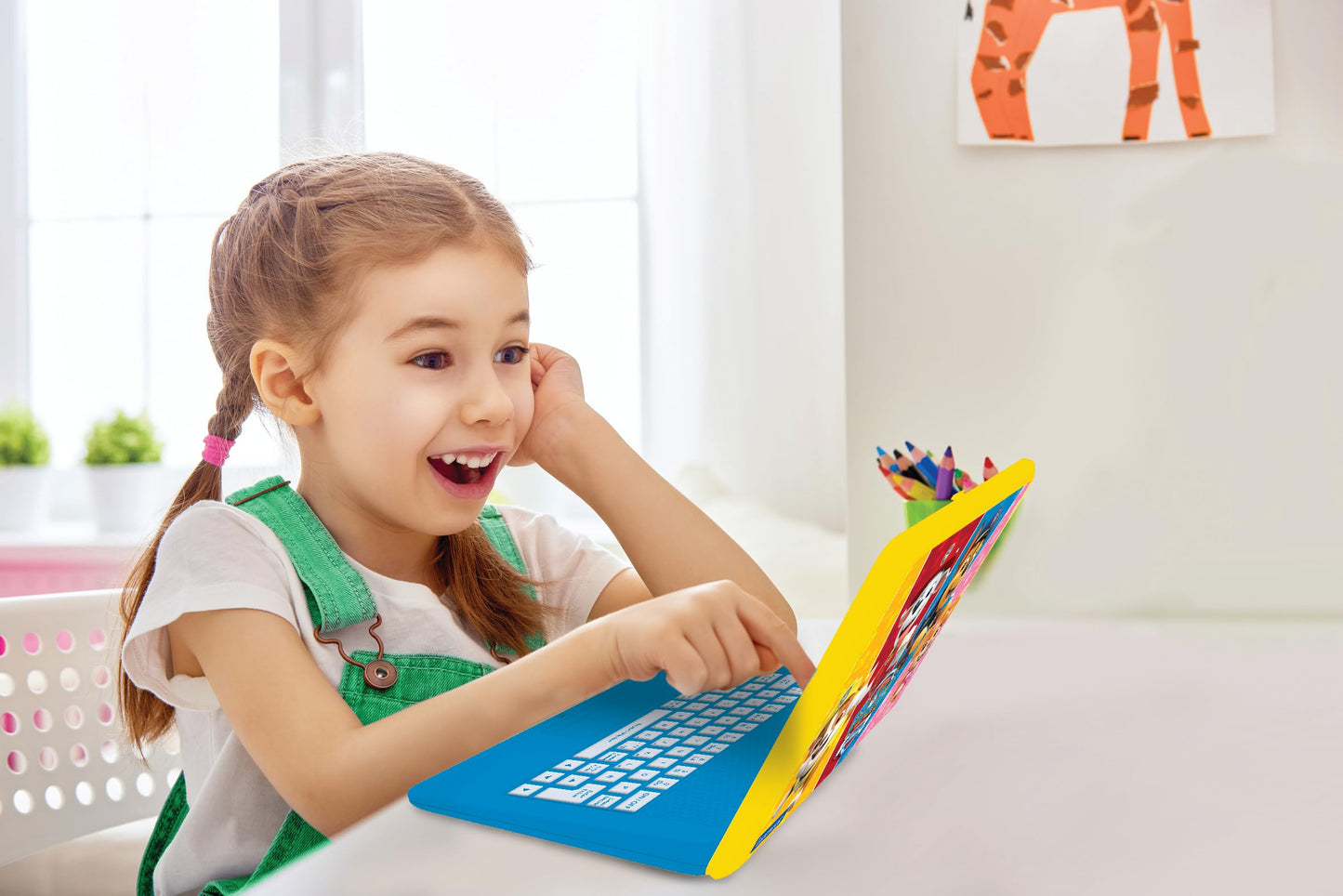 Lexibook Paw Patrol Bilingual Educational Laptop - English/Spanish, 170 Activities, 6.67-inch Screen