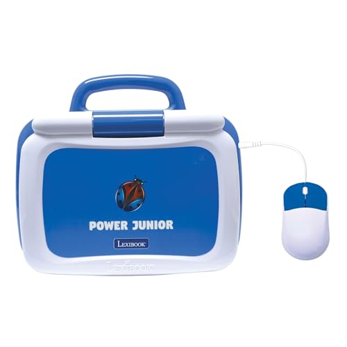 Lexibook Power Junior: Bilingual English/Spanish Educational Laptop with 40 Activities