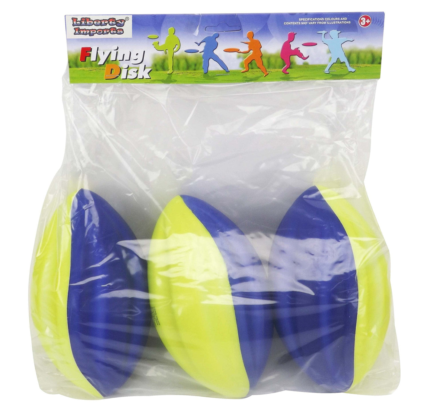 Liberty Imports 8.5-Inch Foam Spiral Footballs - Set of 3 for Kids' Training
