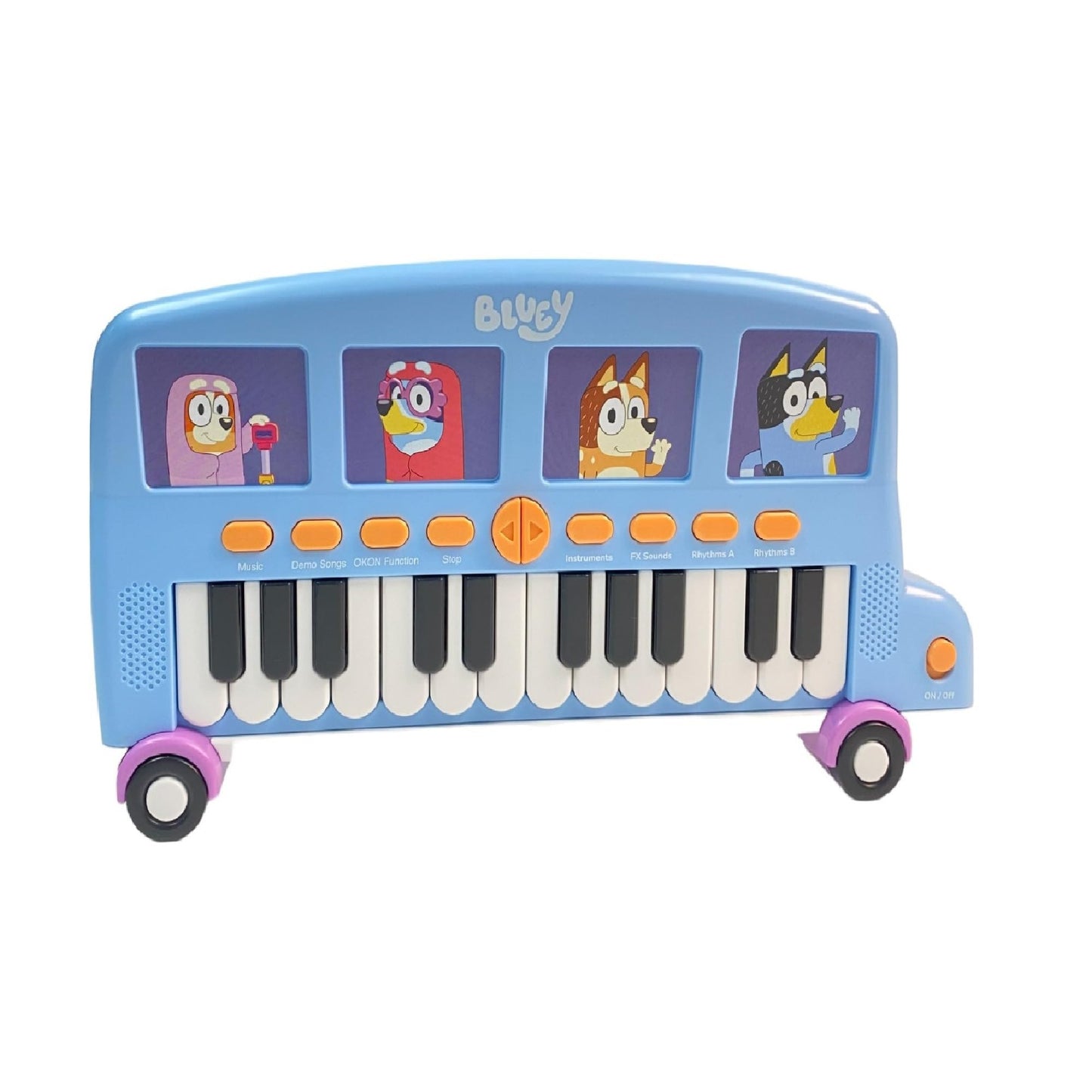 Bluey Bus Keyboard – Learn to Play Piano for Kids | LICENSE 2 PLAY (Ages 3+)